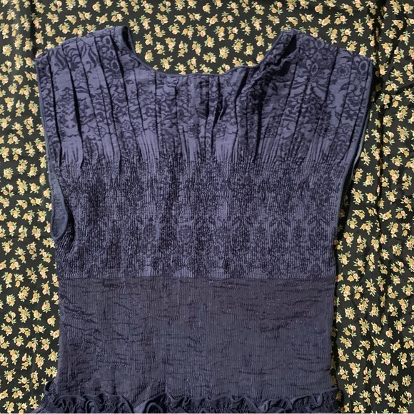 NWT max studio blue embellished midi dress - Picture 5 of 11